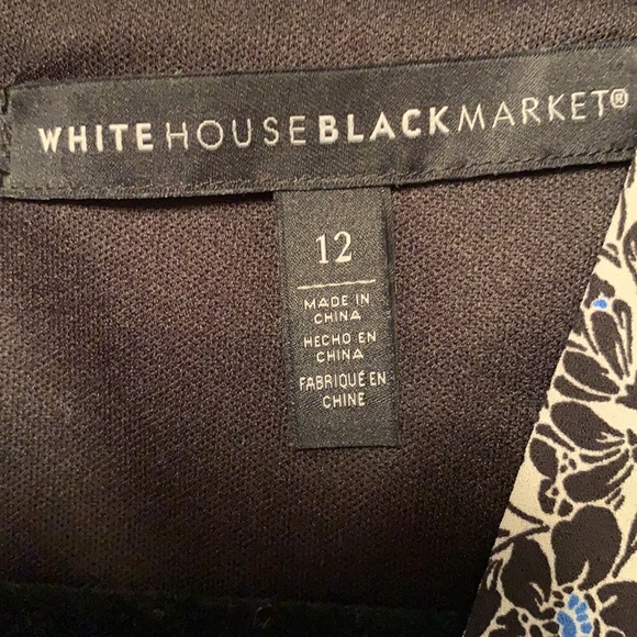 WHBM Mixed Print Belted Dress - Picture 6 of 7